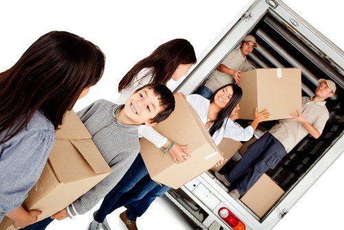 Furniture pick-up service handling bulky sofa removal in Brentford