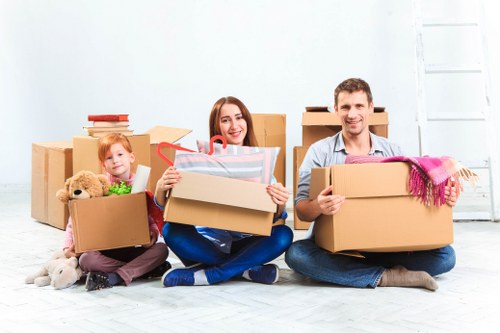 Man with van service helping with a local move in Brentford