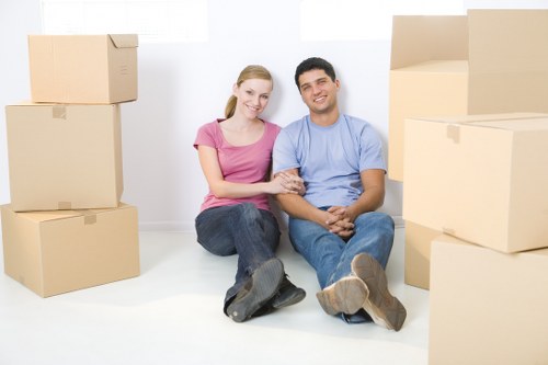 Local moving support with a removal van in Brentford