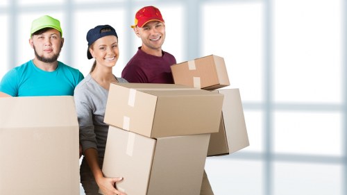Local moving team handling furniture removals in Brentford streets