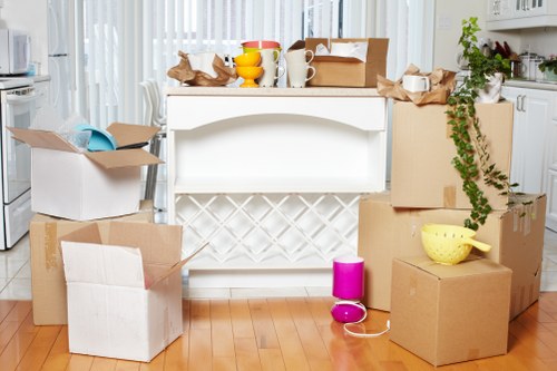 Brentford office relocation with a removal truck