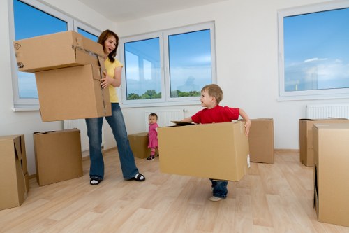 A well-planned Brentford removals service in action